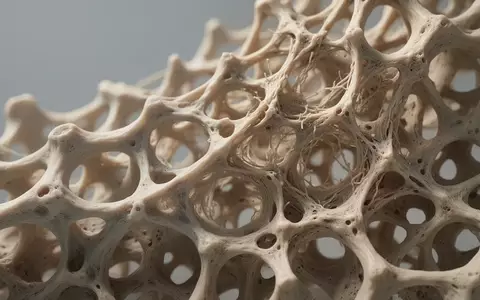 Mikroskopische Nahaufnahme einer porösen Knochenstruktur, die den Knochenabbau bei Osteoporose verdeutlicht. - Foto: über boerse-global.de