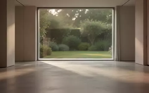 Ein minimalistisch gestalteter Raum mit natürlichem Lichteinfall und Blick auf einen Garten. - Foto: über boerse-global.de