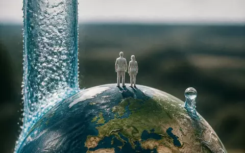 Erde leidet unter Trinkwasser-Mangel - Foto: DesertGreener über pressetext.de