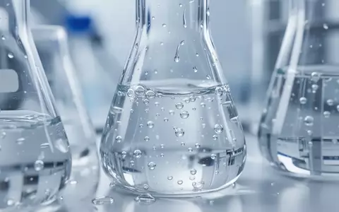Laborumgebung mit Glasgefäßen und Flüssigkeiten zur Untersuchung pharmazeutischer Wirkstoffe. - Foto: über boerse-global.de