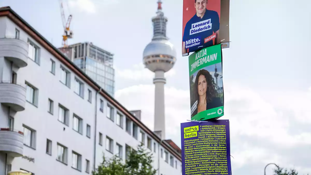 Der Wahlkampf in Berlin ist dieses Mal so spannend wie wohl noch nie. (Archivbild)  - Bild: Christoph Soeder/dpa