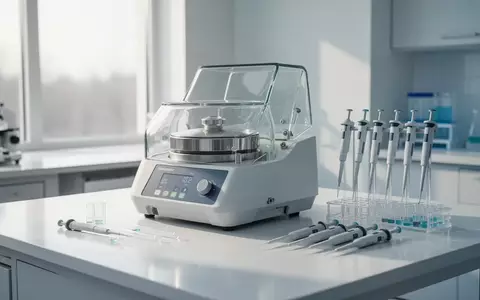 Moderne medizinische Laborausstattung mit Zentrifuge und Pipetten in einer klinischen Umgebung. - Foto: über boerse-global.de