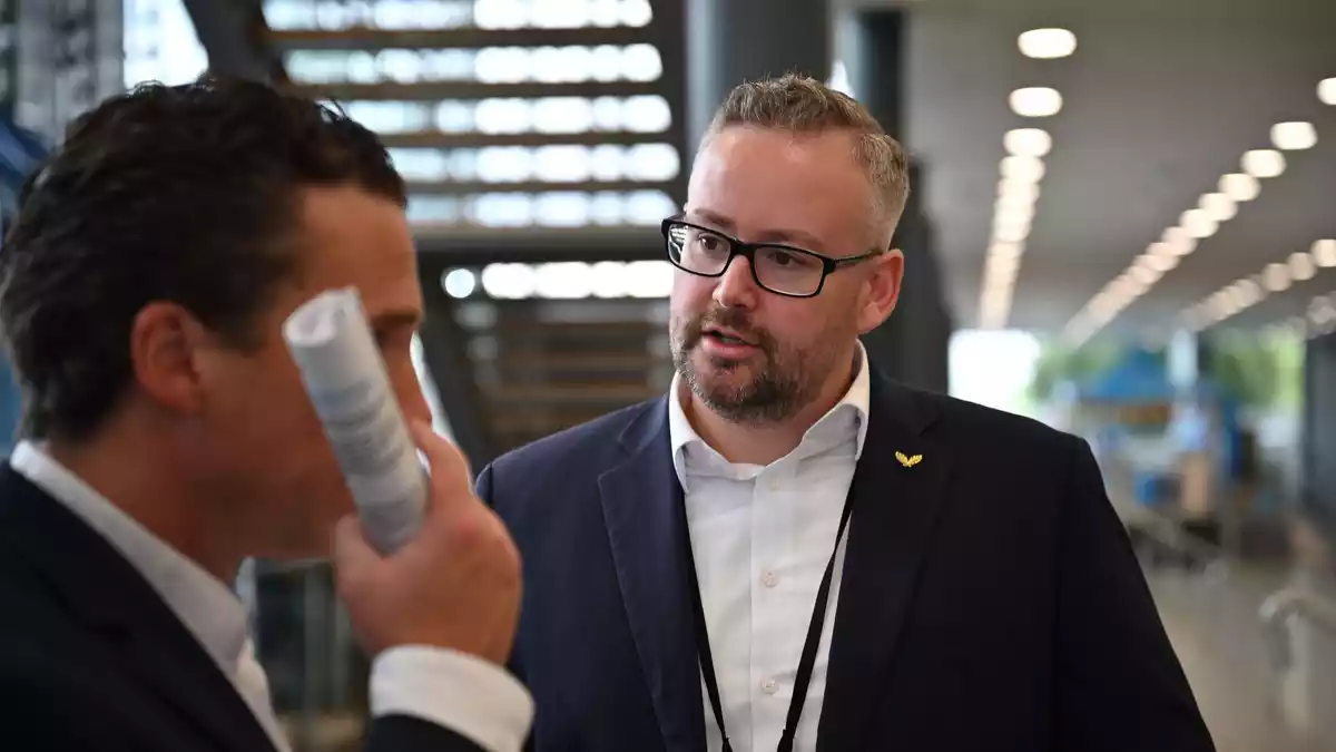 Der Weidel-Vertraute und AfD-Netzwerker Sebastian Münzenmaier erwartet eine lange Erfolgssträhne für seine Partei. (Archivfoto) - Bild: Katharina Kausche/dpa