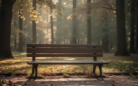 Eine leere Parkbank in einer ruhigen, sonnendurchfluteten Naturlandschaft als Symbol für mentale Erholung und Stille. - Foto: über boerse-global.de