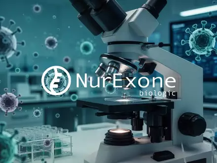 Abstrakte Darstellung moderner biotechnologischer Forschung in einem Laborumfeld mit Fokus auf zelluläre Innovation. - Foto: über boerse-global.de