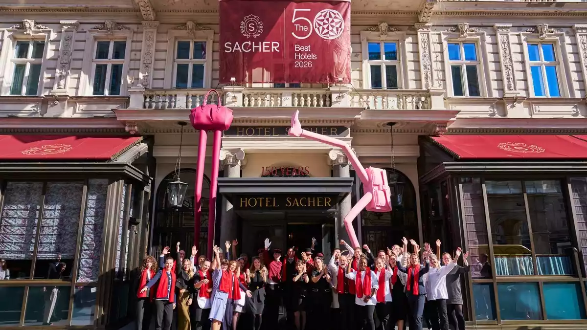 Hotel Sacher Wien ist auf Platz 42 in „The 50 Best Hotels“ - Bild: presseportal.de