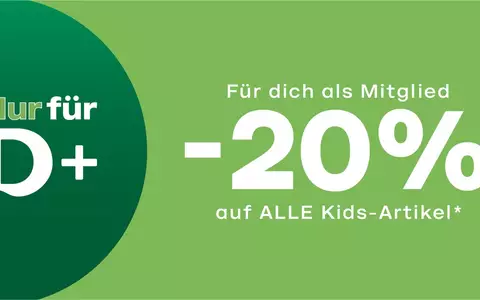DEICHMANN bietet D+ Mitgliedern zum Weltkindertag 20 Prozent Vorteil auf Kids-Artikel - Foto: presseportal.de