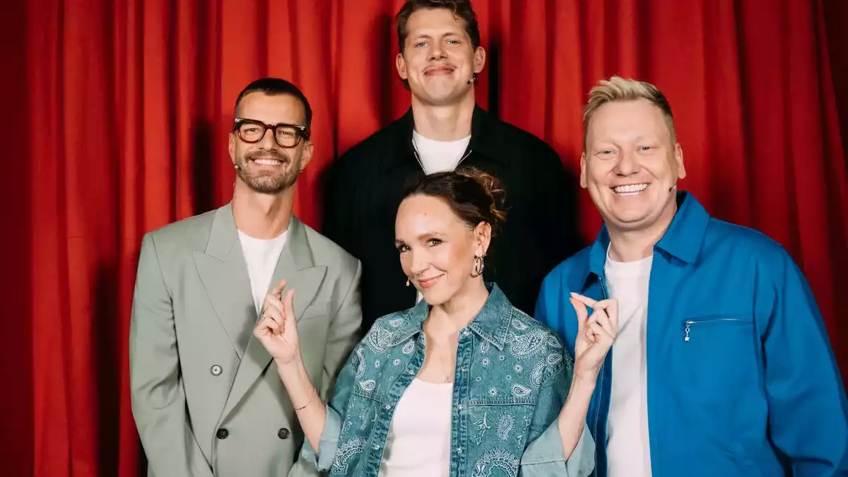 Joko Winterscheidt Carolin Kebekus Moritz Wagner Jens Knossi Knossalla Wer stiehlt mir die Show? - Bild: Joyn/Julian Mathieu, presseportal.de