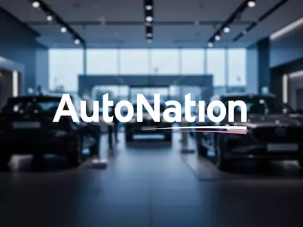 Abstrakte Darstellung einer modernen Autohaus-Umgebung mit kühler Beleuchtung, die eine angespannte Marktstimmung symbolisiert. - Foto: über boerse-global.de