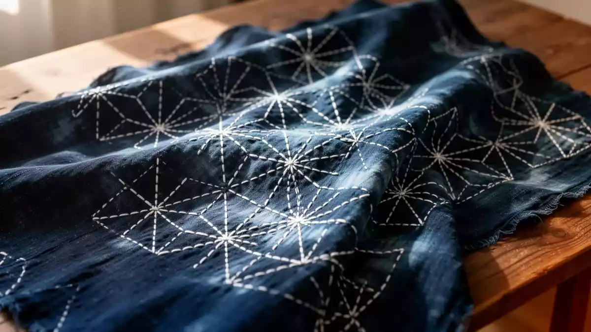 Sashiko: Japanische Stickkunst verbindet Entspannung, Recycling und Mode
