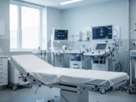 Ein moderner, steriler Behandlungsraum in einer Klinik mit ruhiger, professioneller Lichtstimmung. - Foto: über boerse-global.de