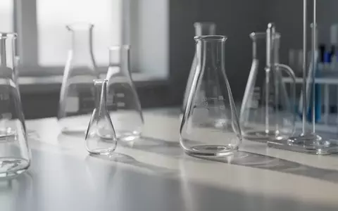 Nahaufnahme von wissenschaftlichem Glasgeschirr in einem sterilen Laborumfeld bei natürlichem Licht. - Foto: über boerse-global.de