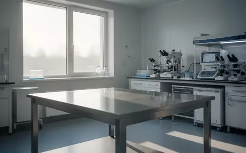Heller, moderner Laborraum mit steriler Einrichtung und natürlichem Lichteinfall. - Foto: über boerse-global.de