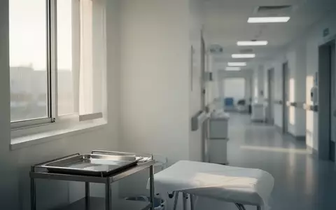 Ein minimalistisch eingerichteter, heller Behandlungsraum in einer medizinischen Einrichtung ohne Personen. - Foto: über boerse-global.de