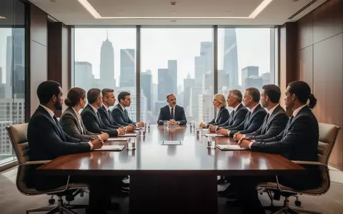 Professionelle Investoren in einem modernen Konferenzraum bei einer geschäftlichen Beratung. - Foto: über boerse-global.de