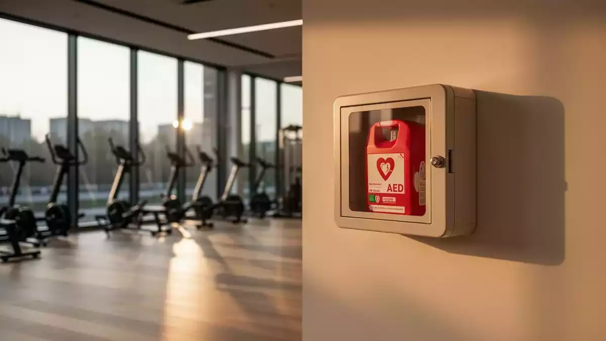 Herzstillstand im Fitnessstudio: AED und Ersthelfer retten Leben