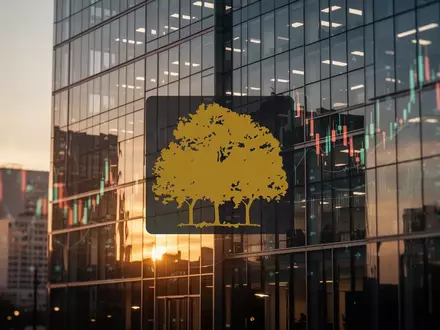 Abstrakte Darstellung eines modernen Bürogebäudes während der Dämmerung als Symbol für Finanztransaktionen. - Foto: über boerse-global.de