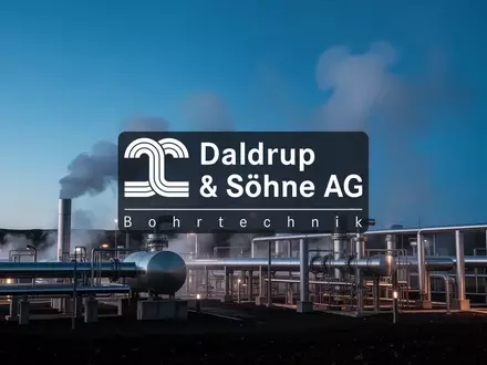 Geothermische Industrieanlage bei Dämmerung, die nachhaltige Energiegewinnung und moderne Infrastruktur symbolisiert. - Foto: über boerse-global.de