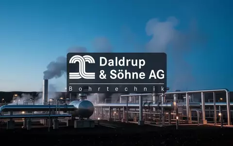 Geothermische Industrieanlage bei Dämmerung, die nachhaltige Energiegewinnung und moderne Infrastruktur symbolisiert. - Foto: über boerse-global.de