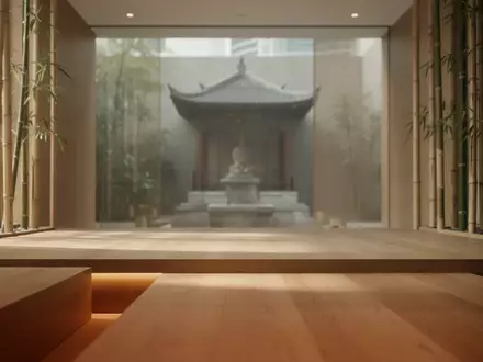 Minimalistisch gestalteter Innenraum eines Wellness-Zentrums mit Holzelementen und ruhiger Atmosphäre. - Foto: über boerse-global.de