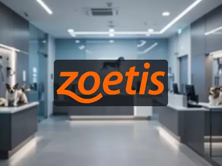 Modernes, minimalistisches Veterinärzentrum in kühlem Licht als Symbol für den schwierigen Heimtiermarkt. - Foto: über boerse-global.de