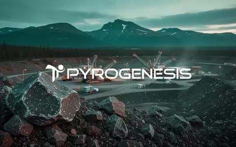 Moderne, nachhaltige Lithium-Förderstätte in einer kanadischen Landschaft mit Fokus auf Mineralstrukturen. - Foto: über boerse-global.de