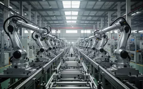 Eine moderne, weitläufige Industriehalle einer Fertigungsanlage in China mit Präzisionsmaschinen. - Foto: über boerse-global.de