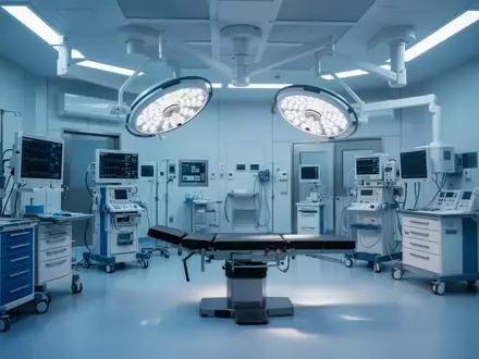 Ein moderner, steriler Operationssaal mit medizinischer Hochtechnologie-Ausstattung in einem Krankenhaus. - Foto: über boerse-global.de