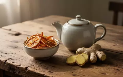 Eine Teekanne mit getrockneten Orangenschalen und Ingwer auf einem Holztisch als Symbol für traditionelle Kräuteranwendungen. - Foto: über boerse-global.de