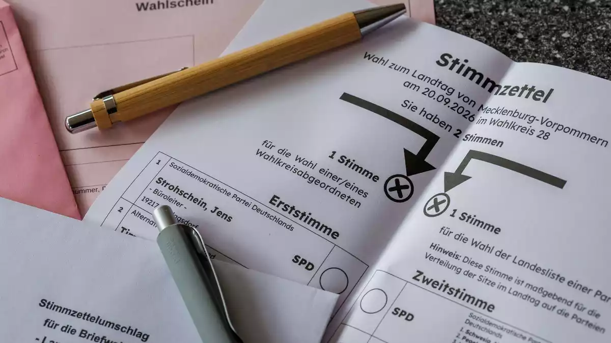 In wenigen Tagen öffnen die Wahllokale in MV für die Landtagswahl. (Symbolbild) - Bild: Jens Büttner/dpa