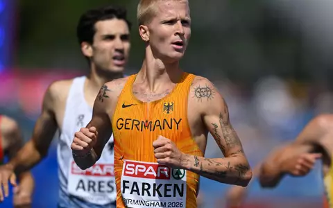 Robert Farken läuft zu seinem ersten WM-Titel. (Archivbild)  - Foto: Sven Hoppe/dpa