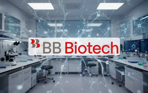 Abstrakte Darstellung von künstlicher Intelligenz und Biotechnologie in einem modernen Forschungslabor. - Foto: über boerse-global.de