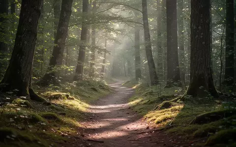 Ein sonnendurchfluteter Waldweg inmitten eines ruhigen Waldes als Symbol für einen gesunden Lebensstil. - Foto: über boerse-global.de