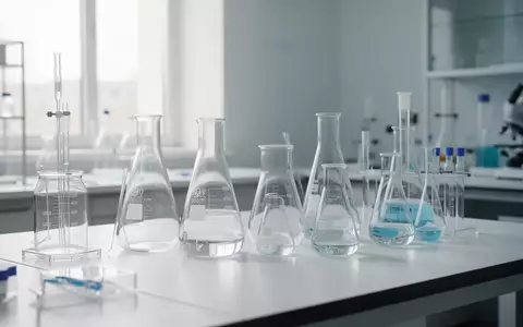 Ein steriler Laborarbeitsplatz mit wissenschaftlichen Glasgefäßen in einer hellen, medizinischen Umgebung. - Foto: über boerse-global.de