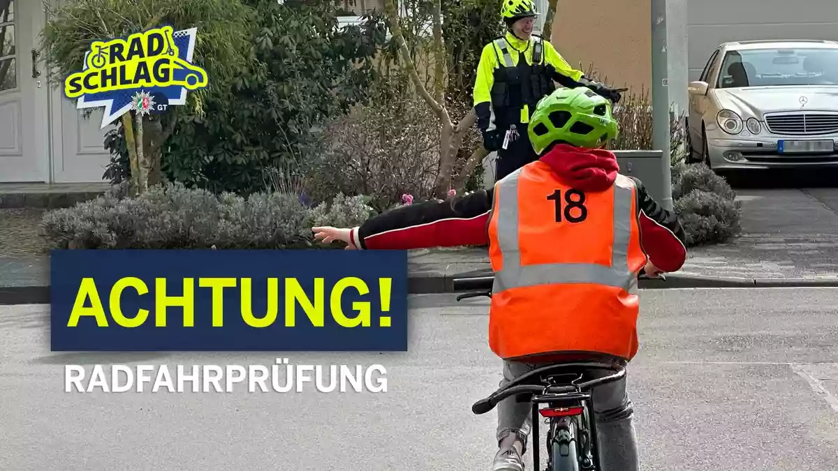 POL-GT: Fahrradprüfung an der Grundschule Hörste - Bild: presseportal.de