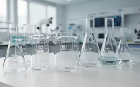 Leere medizinische Glasgefäße in einem klinischen Labor als Symbol für kardiologische Forschung. - Foto: über boerse-global.de