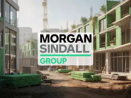 Moderne Baustelle mit Fokus auf nachhaltige Materialien und klimaneutrale Architektur. - Foto: über boerse-global.de