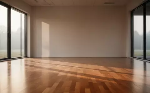 Ein leerer, lichtdurchfluteter Trainingsraum mit Holzboden und großen Fensterfronten in einer ruhigen, minimalistischen Umgebung. - Foto: über boerse-global.de