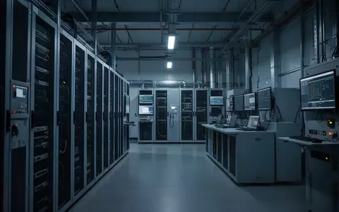Moderne industrielle Kontrollumgebung mit Serverinfrastruktur und technischer Überwachungsausrüstung. - Foto: über boerse-global.de