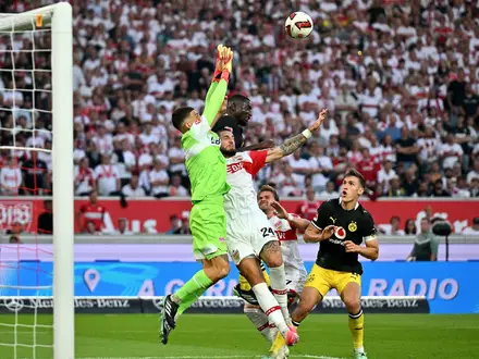 Mangelware: Starfraumszenen im Samstagabendspiel. - Foto: Jan-Philipp Strobel/dpa