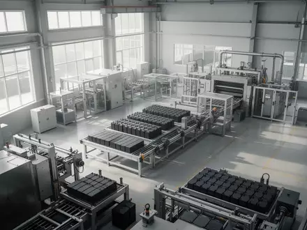 Moderne Industrieanlage für Batteriematerialien bei natürlichem Tageslicht. - Foto: über boerse-global.de