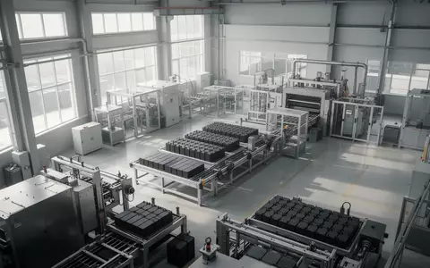 Moderne Industrieanlage für Batteriematerialien bei natürlichem Tageslicht. - Foto: über boerse-global.de
