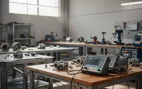 Eine aufgeräumte Werkstatt für professionelle Medientechnik mit Präzisionswerkzeugen auf einem Holztisch. - Foto: über boerse-global.de
