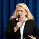 Spitzenkandidatin Kristin Brinker gilt schon länger als starke Frau der Berliner AfD. (Archivbild) - Bild: Fabian Sommer/dpa