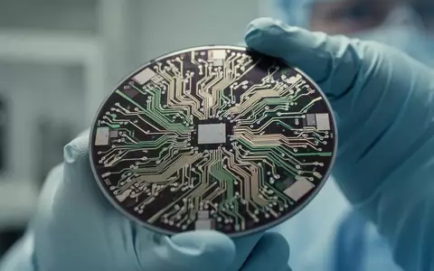 Ein hochpräziser Silizium-Wafer in einer Reinraumumgebung, der die moderne Halbleiterfertigung symbolisiert. - Foto: über boerse-global.de