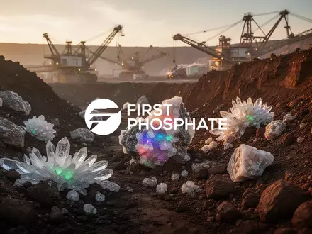 Abstrakte Darstellung einer industriellen Rohstoffmine bei Sonnenuntergang als Symbol für den Phosphatsektor. - Foto: über boerse-global.de