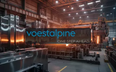 Abstrakte Darstellung einer modernen Industrieanlage mit glühendem Metall in einer professionellen Produktionshalle. - Foto: über boerse-global.de