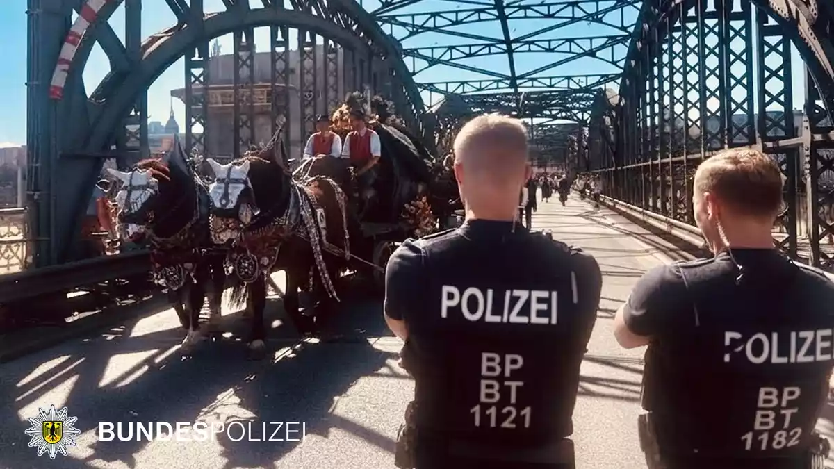 Bundespolizeidirektion München: Erster Wiesntag: Viel zu tun für die Bundespolizei / Körperverletzungen, Widerstand und Verstoß gegen Waffenverbot - Bild: presseportal.de