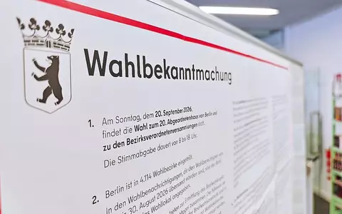 Wahllokal am 20.09.2026 - Foto: via dts Nachrichtenagentur