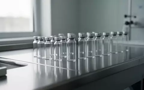 Leere Glasphiolen in einem modernen, sterilen Laborraum als Symbol für medizinische Forschung. - Foto: über boerse-global.de